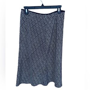 VINTAGE FLORAL MIDI SKIRT